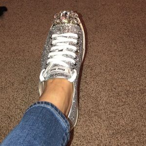 Miu Miu embellished sneakers